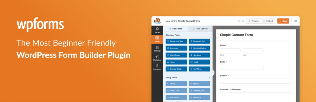 free wordpress form plugins